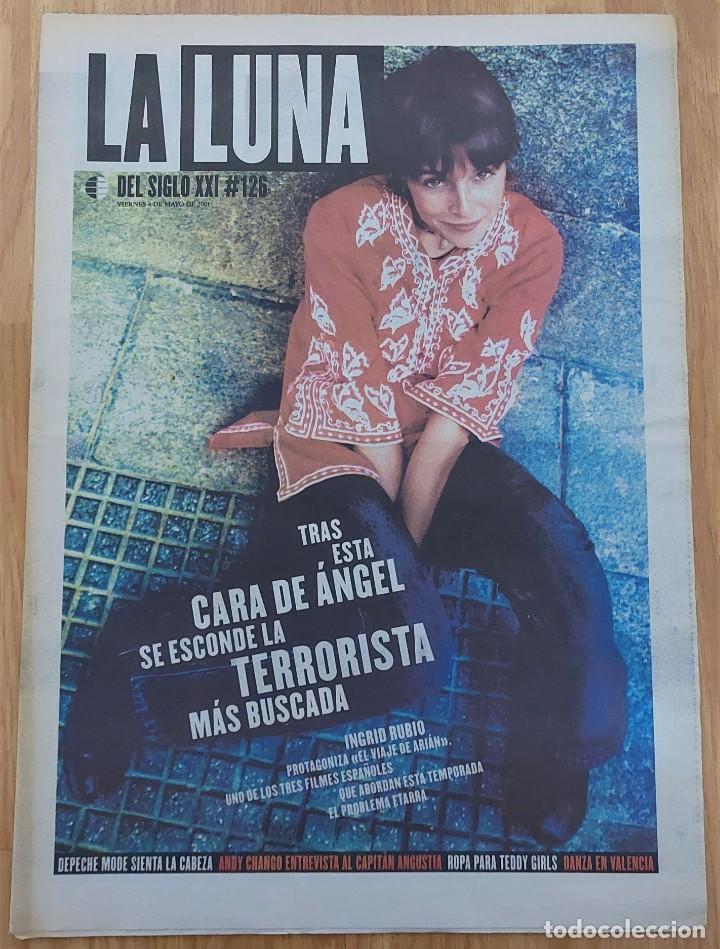 Coleccionismo de Revistas y Peri&oacute;dicos: La Luna del Siglo XXI n&ordm; 126, abr. 2001 (El Mundo). Ingrid Rubio, Depeche Mode, Capit&aacute;n Angustia