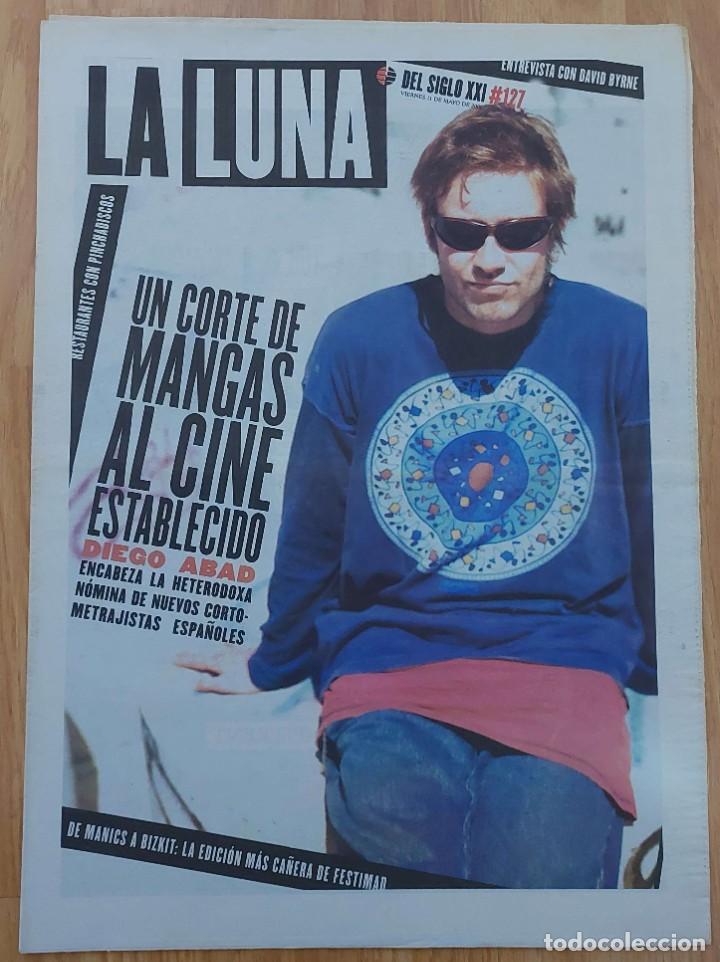 Sammeln von Zeitschriften und Zeitungen: La Luna del Siglo XXI n&ordm; 127, mayo 2001 (El Mundo). Diego Abad, David Byrne, Festimad