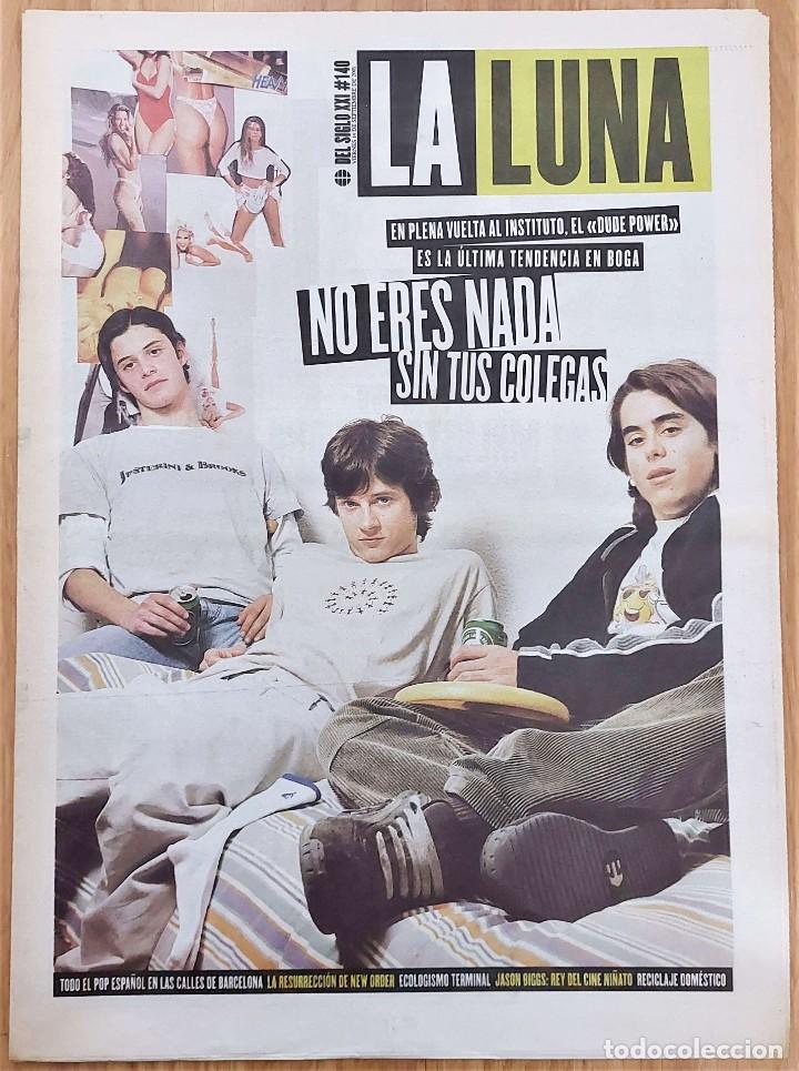 Colecionismo de Revistas e Jornais: La Luna del Siglo XXI n&ordm; 140, sep. 2001 (El Mundo). Dude power, New Order, Jason Biggs