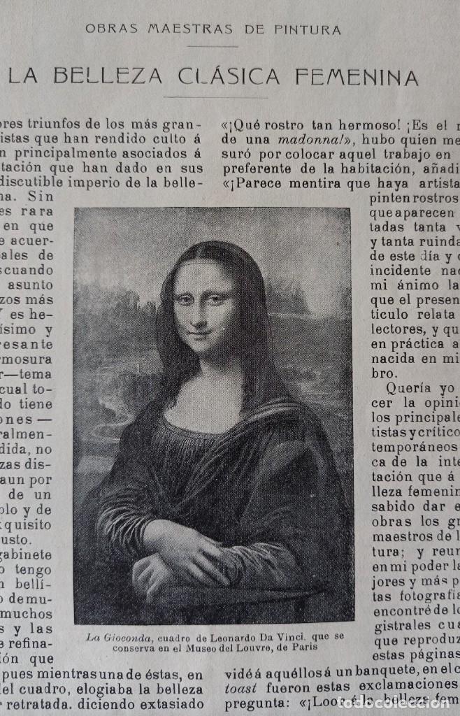 Collezionismo di Riviste e Giornali: OBRAS MAESTRAS DE LA PINTURA CLASICA FEMENINA.