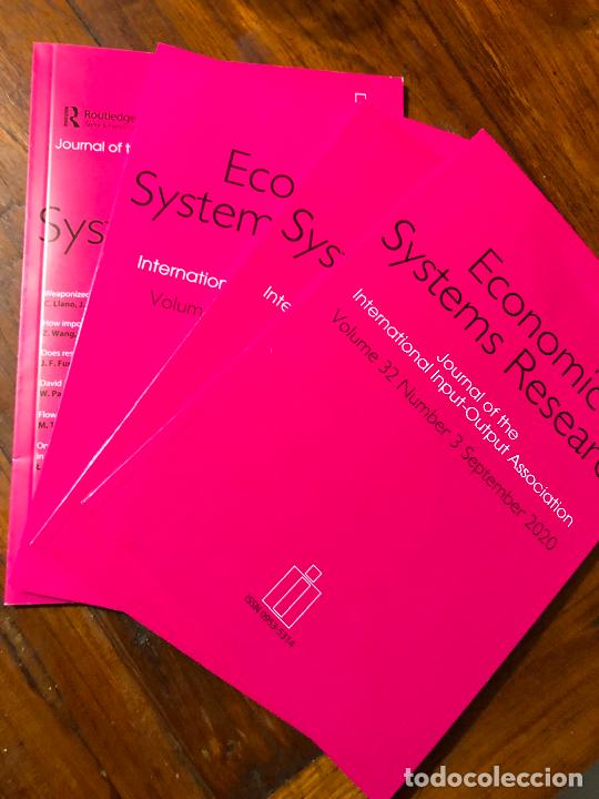 Coleccionismo de Revistas y Peri&oacute;dicos: economic systems research vol.33 n&ordm; 3,vol 32 n&ordm; 3, vol32 n&ordm; 2, vol 32 n&ordm; 1 (5 TOMOS)