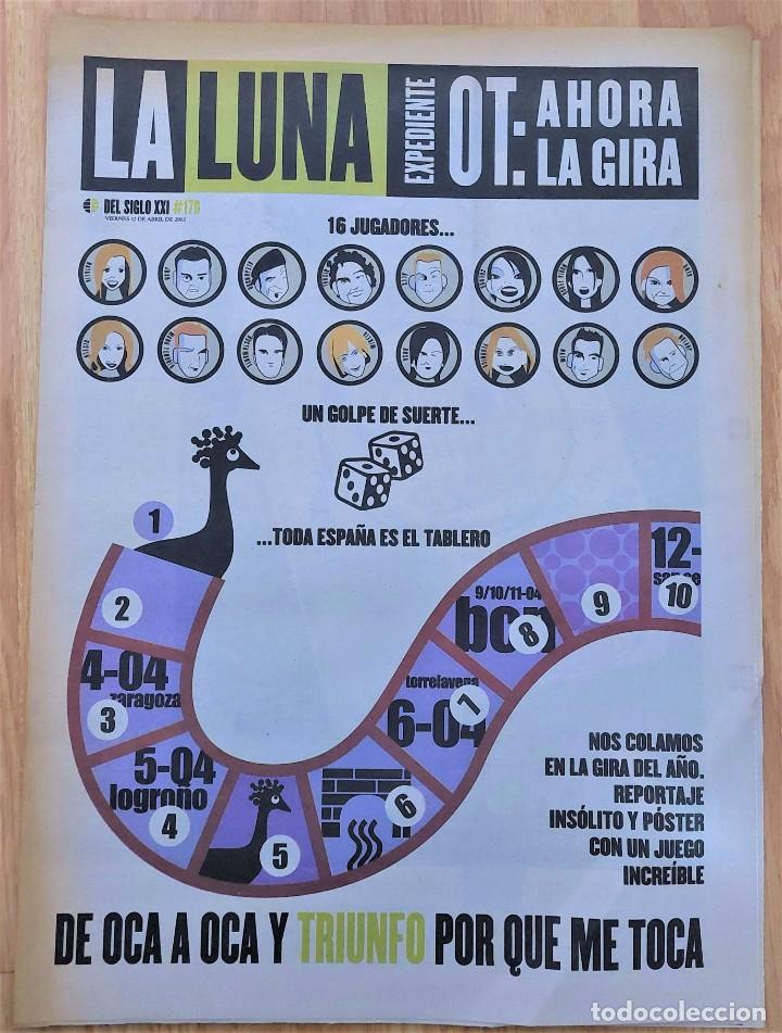 Coleccionismo de revistas y peri&oacute;dicos: La Luna del Siglo XXI n&ordm; 170 abril 2002 (El Mundo) Gira Operaci&oacute;n Triunfo