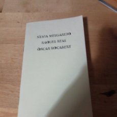 Coleccionismo de Revistas y Periódicos: SÍLVIA MELGAREJO - RAQUEL REAL - ÒSCAR ROCABERT - MIRALL DE GLAÇ 2001 - POESIA 64. Lote 353811948