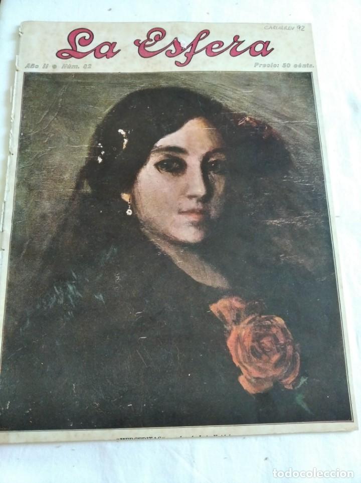 Coleccionismo de Revistas y Peri&oacute;dicos: LA ESFERA. N&ordm;82. A&Ntilde;O 1915. FORNARINA HA MUERTO. SHAKESPEARE. LE&Oacute;N BARRENECHEA.