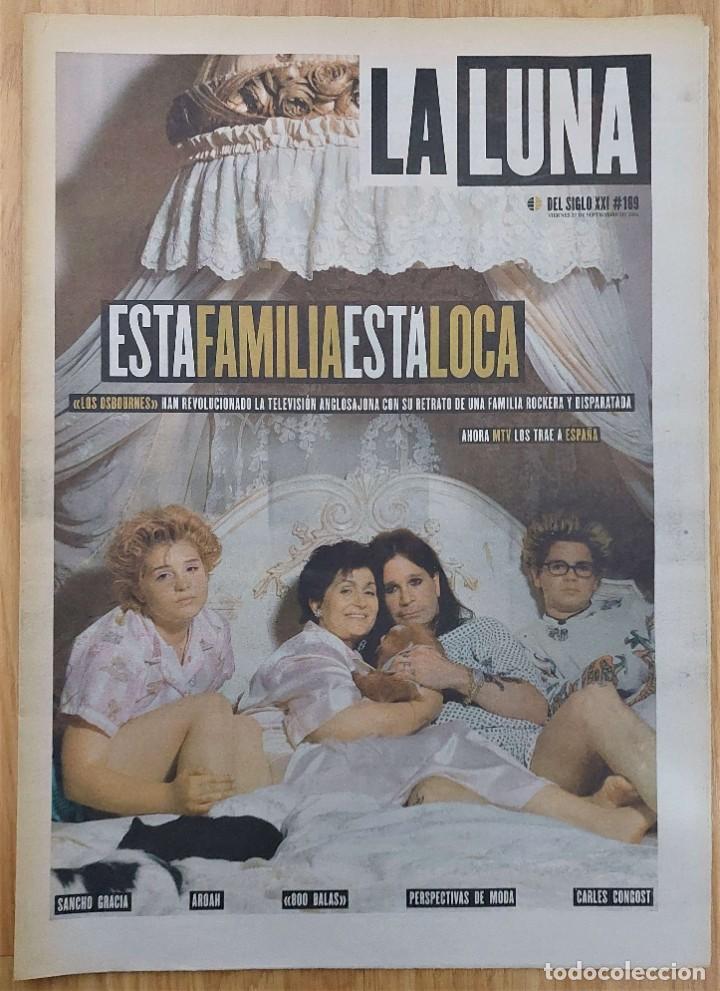 Coleccionismo de revistas y peri&oacute;dicos: La Luna del Siglo XXI n&ordm; 189 sep. 2002 (El Mundo) Osbournes, Sancho Gracia, Aroah, 800 balas