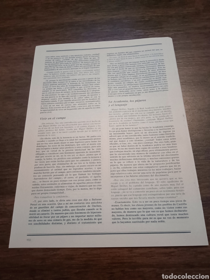 Coleccionismo de Revistas y Peri&oacute;dicos: Juaquin Soler serrano.mis personajes favoritos,Miguel delibes