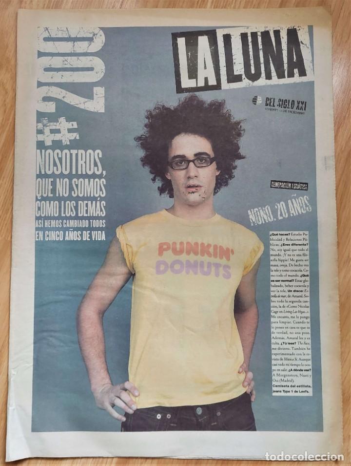 Coleccionismo de revistas y peri&oacute;dicos: La Luna del Siglo XXI n&ordm; 200 dic. 2002 (El Mundo) No somos como los dem&aacute;s, tras 5 a&ntilde;os de vida