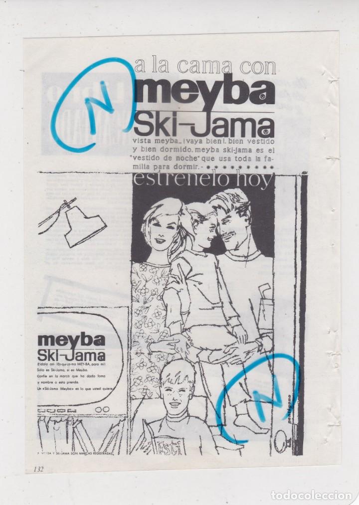 Coleccionismo de Revistas y Peri&oacute;dicos: PUBLICIDAD T 1962. ANUNCIO MEYBA. SKI-JAMA
