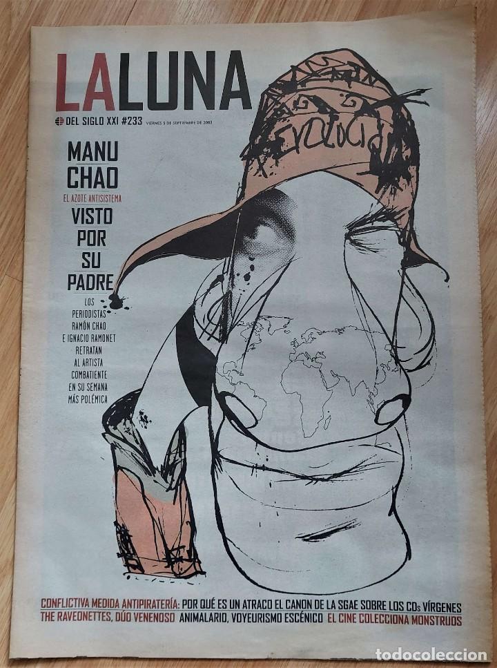 Coleccionismo de revistas y peri&oacute;dicos: La Luna del Siglo XXI n&ordm; 233 sep. 2003 (El Mundo) Manu Chao, Canon SGAE, The Raveonettes