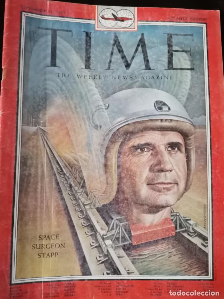 Collezionismo di Riviste e Giornali: 1955 REVISTA TIME - TIME MAGAZINE - SPACE SURGEN STAPP