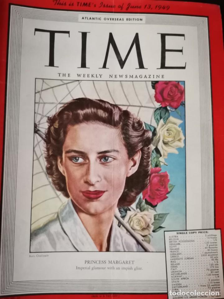 Coleccionismo de revistas y peri&oacute;dicos: 1949 REVISTA TIME - PRINCESS MARGARET - IMPERIAL GLAMOUR WITH AN IMPISH GLINT