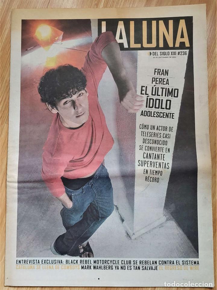 Coleccionismo de revistas y peri&oacute;dicos: La Luna del Siglo XXI n&ordm; 236 sep. 2003 (El Mundo) Fran Perea, Black Rebel Motor. Club, Mark Wahlberg