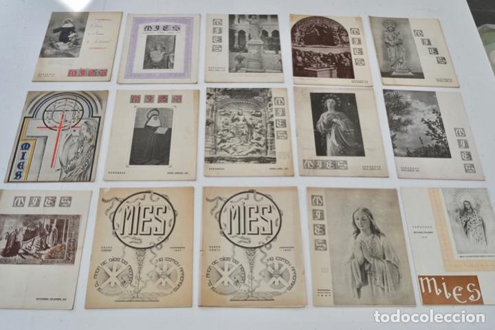 Coleccionismo de Revistas y Peri&oacute;dicos: Lote 15 n&ordm;s de la revista &rdquo;Mies&rdquo;. Editada por los Colegios de la Compa&ntilde;&iacute;a de Mar&iacute;a. Zaragoza,1945-47