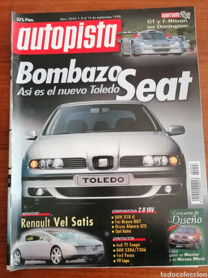 Coleccionismo de Revistas y Peri&oacute;dicos: Revista Autopista n&uacute;mero 2043 septiembre de 1998