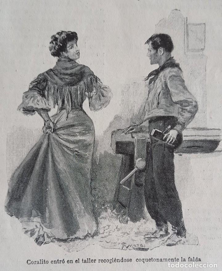 Collection Magazines and Newspapers: PEREZ FERNANDEZ-NOVELA ANDALUZA-CORRAL DEL DUENDE-ILUSTRACION F. MOTA.