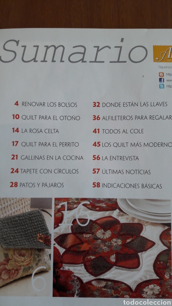 Coleccionismo de revistas y peri&oacute;dicos: Revista Anna&patch. Patchwork - Foto 2