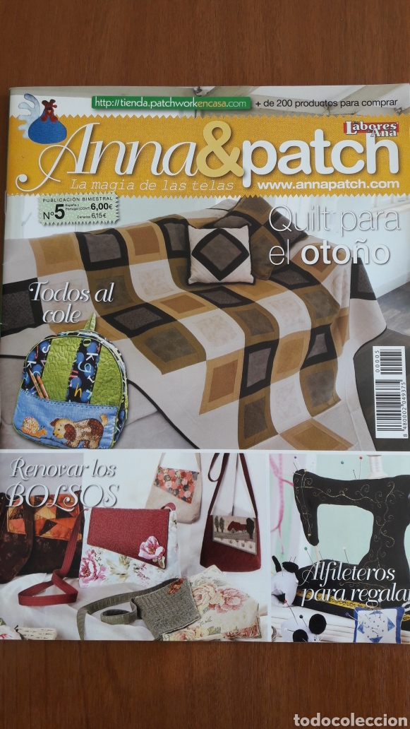 Coleccionismo de revistas y peri&oacute;dicos: Revista Anna&patch. Patchwork - Foto 1