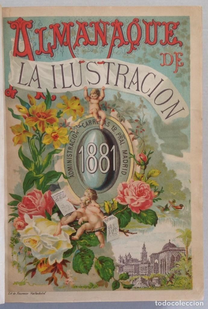 Colecionismo de Revistas e Jornais: Almanaque de La Ilustraci&oacute;n 1881, 1882, 1883, 1884, 1885 , multitud de litograf&iacute;as y grabados