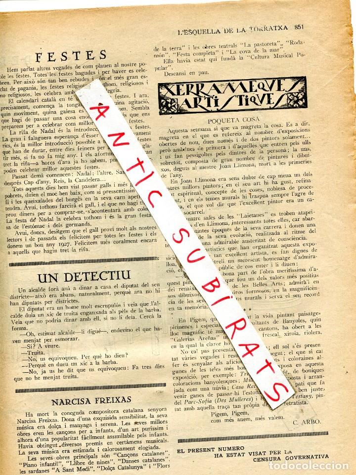 Collection Magazines and Newspapers: REVISTA A&Ntilde;O 1926 JOAN LLIMONA PIGEM DE BANYOLES NARCISA FREIXAS COMPOSITORA MUSICA CATALANA