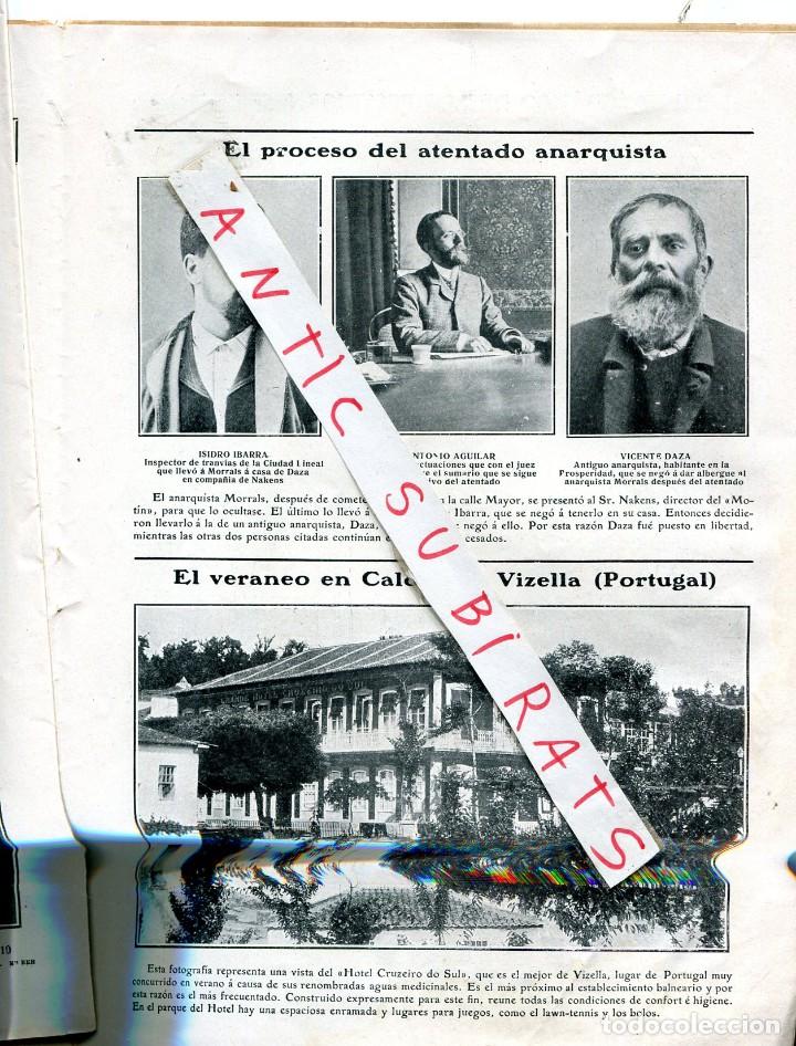 Collezionismo di Riviste e Giornali: REVISTA A&Ntilde;O 1906 ATENTADO AL REY ANARQUISTA MORRALS ISIDRO IBARRA ANTONIO AGUILAR VICENTE DAZA