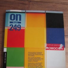 Coleccionismo de Revistas y Periódicos: ON REVISTA DE DISEÑO, ARQUITECTURA. 249