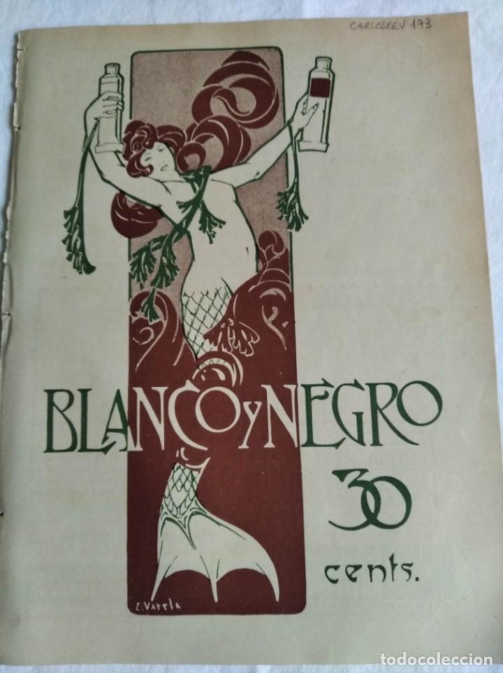 Sammeln von Zeitschriften und Zeitungen: BLANCO Y NEGRO. N&ordm; 812. A&Ntilde;O 1906. CR&Oacute;NICA MILITAR NAVAL. LLEGADA CONDESA DE PAR&Iacute;S. ESTRENOS DE CINE.