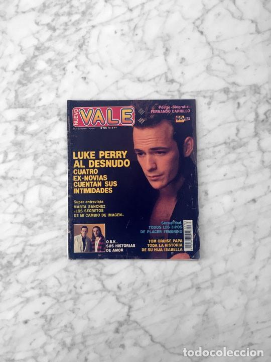 Coleccionismo de Revistas y Peri&oacute;dicos: NUEVO VALE - 1993 - LUKE PERRY, ESTEFANIA, MARTA SANCHEZ, MADONNA, FERNANDO CARRILLO, OBK