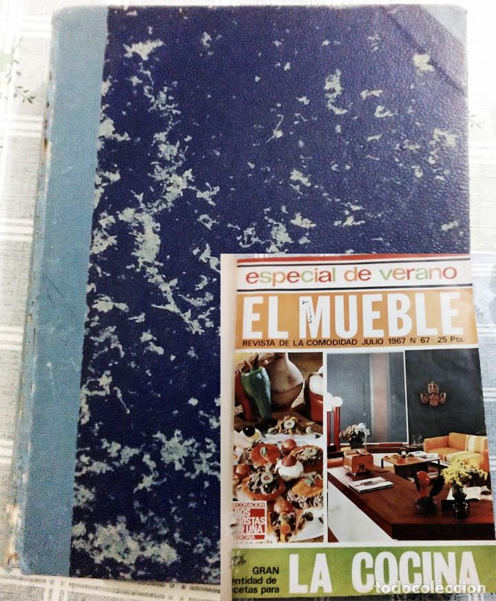 Coleccionismo de revistas y peri&oacute;dicos: REVISTA EL MUEBLE TOMO DEL 1967 CON LAS REVISTAS 67 A LA 72 CON RECETAS DE COCINA