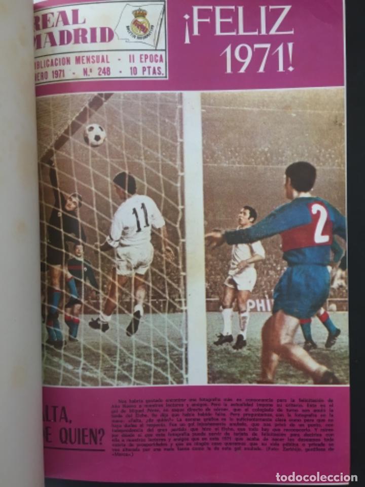 Collection Magazines and Newspapers: REVISTA REAL MADRID, A&Ntilde;O 1971 COMPLETO, NUMEROS 248 A 259
