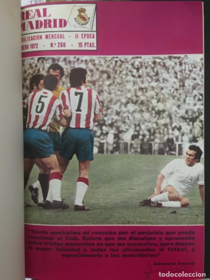 Collection Magazines and Newspapers: REVISTA REAL MADRID, A&Ntilde;O 1972 COMPLETO, NUMEROS 260 A 271, INCLUYE ESPECIAL VEINTICINCO A&Ntilde;OS