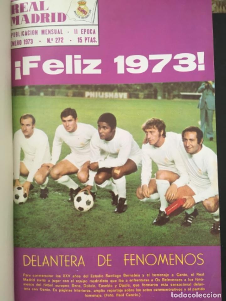 Collection Magazines and Newspapers: REVISTA REAL MADRID, A&Ntilde;O 1973 COMPLETO, NUMEROS 272 A 283
