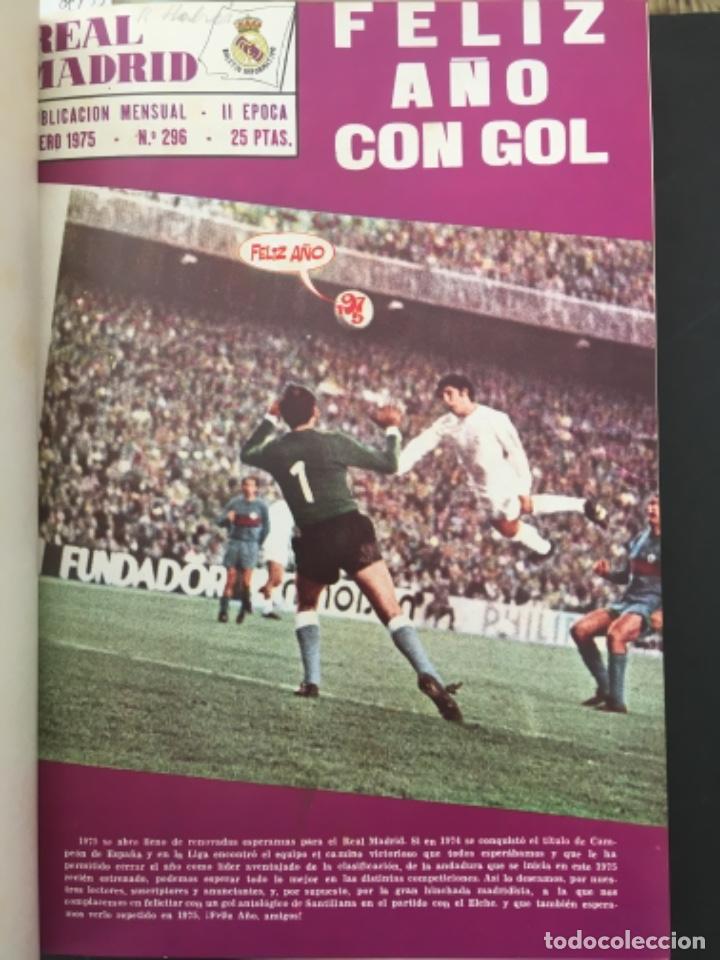 Collection Magazines and Newspapers: REVISTA REAL MADRID, A&Ntilde;O 1975 COMPLETO, NUMEROS 296 A 307