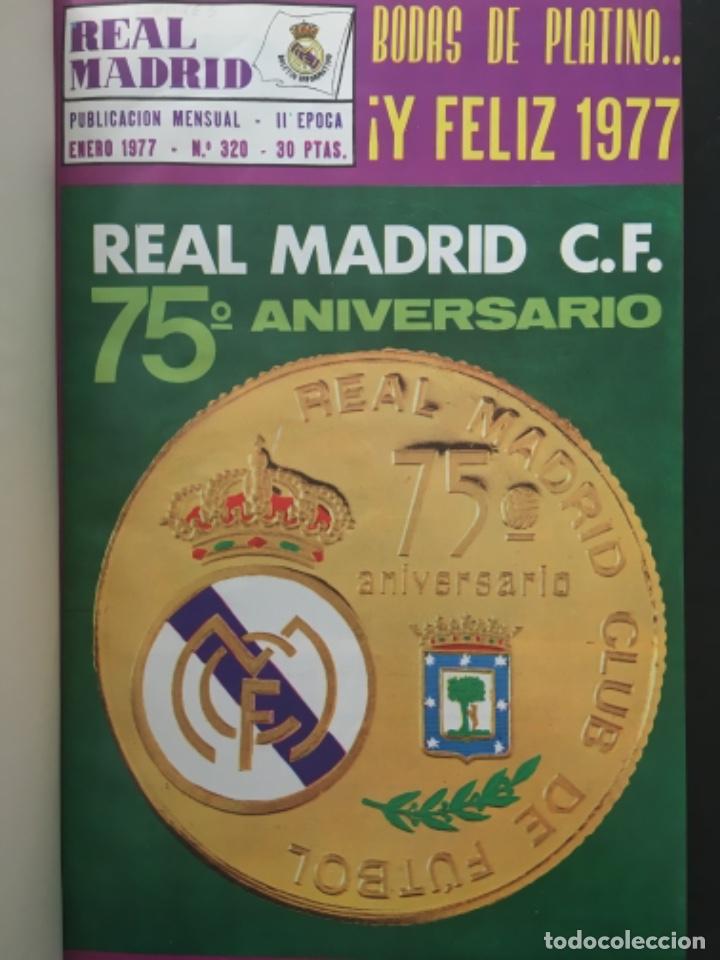 Collection Magazines and Newspapers: REVISTA REAL MADRID, A&Ntilde;O 1977 COMPLETO, NUMEROS 320 A 331