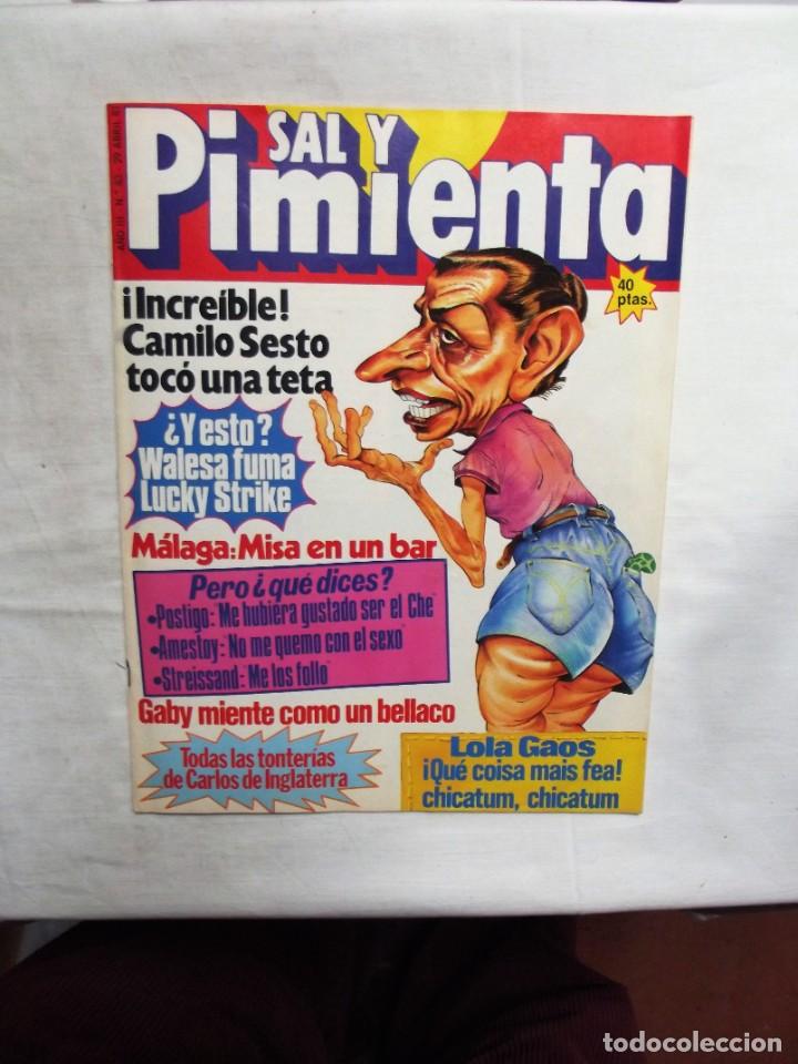 Coleccionismo de revistas y peri&oacute;dicos: REVISTA SAL Y PIMENTA N&ordm; 83 ABRIL DE 1981
