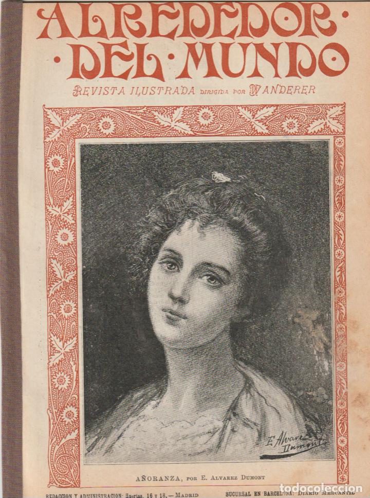 Collection Magazines and Newspapers: Revista Alrededor del Mundo- 1900 * ABANICOS * COSTUMBRES ASTURIAS * NAPOLE&Oacute;N *