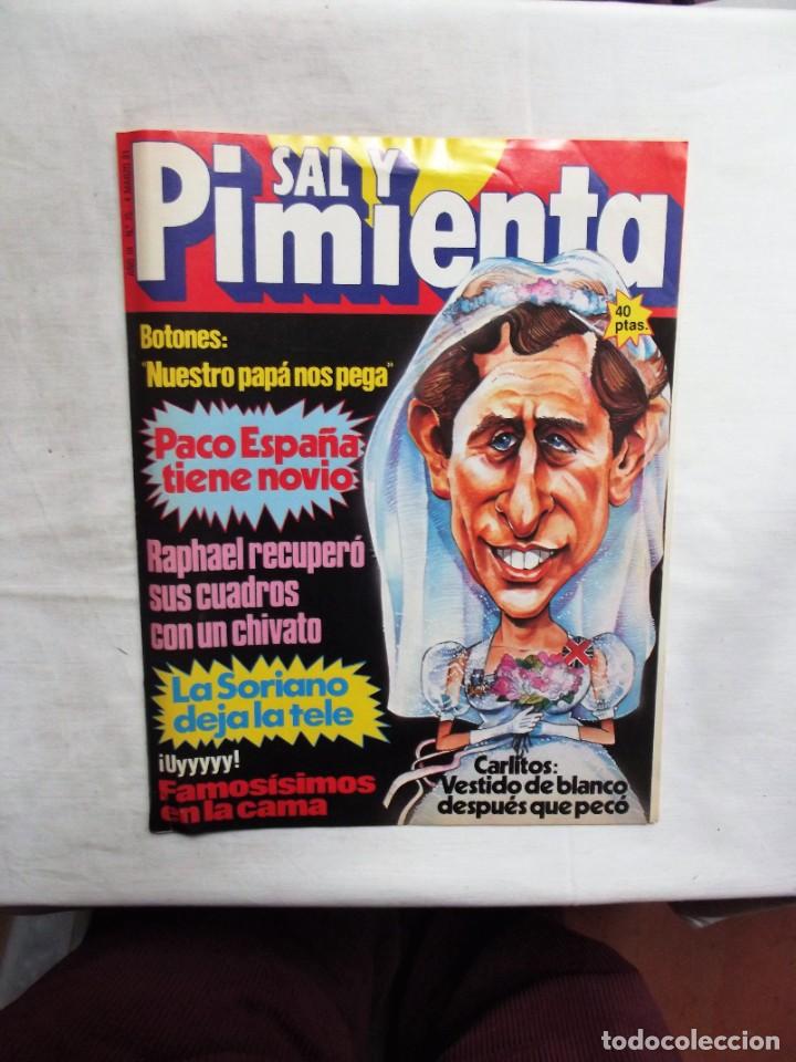 Coleccionismo de revistas y peri&oacute;dicos: REVISTA SAL Y PIMENTA N&ordm; 75 MARZO DE 1981