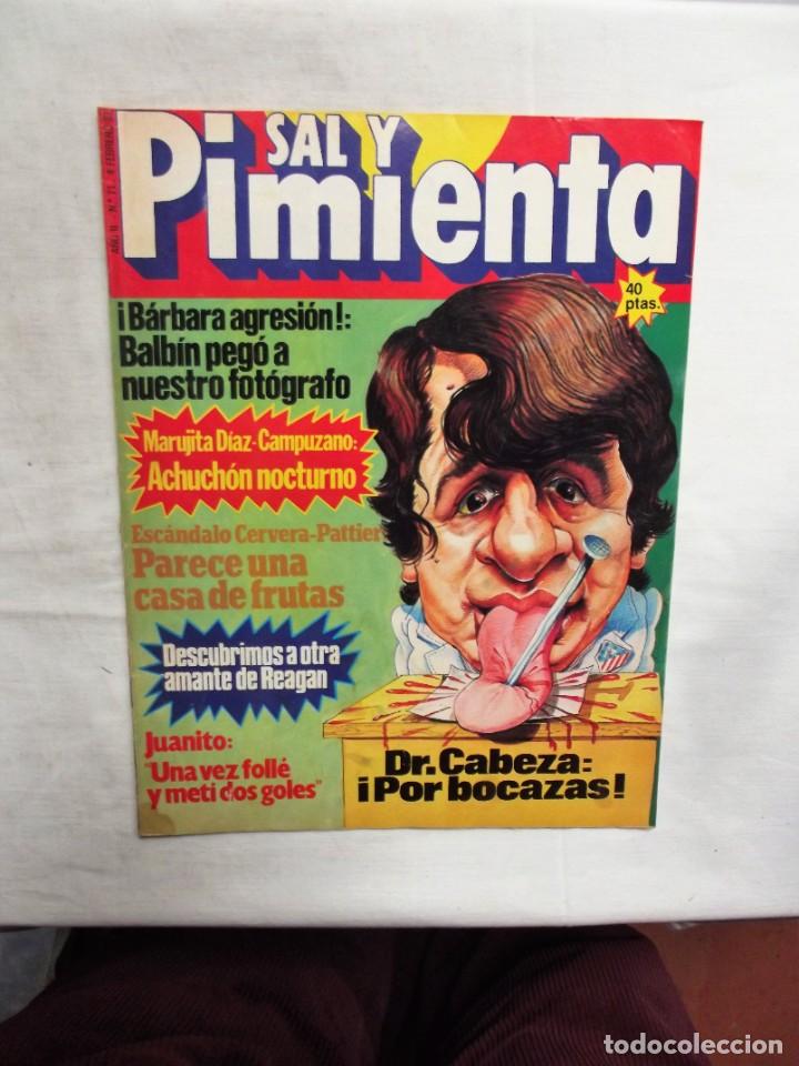 Coleccionismo de revistas y peri&oacute;dicos: REVISTA SAL Y PIMENTA N&ordm; 71 FEBRERO DE 1981