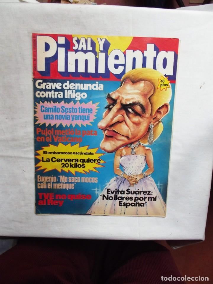 Coleccionismo de revistas y peri&oacute;dicos: REVISTA SAL Y PIMENTA N&ordm; 72 FEBRERO DE 1981
