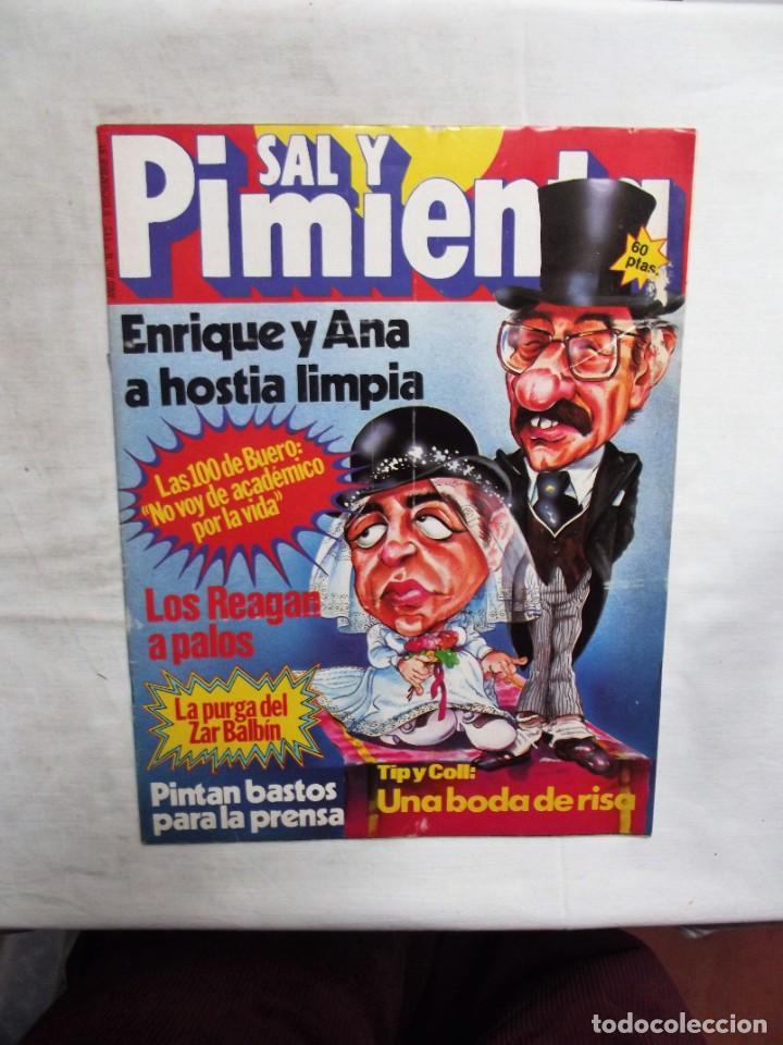 Coleccionismo de revistas y peri&oacute;dicos: REVISTA SAL Y PIMENTA N&ordm; 115 DICIEMBRE DE 1981