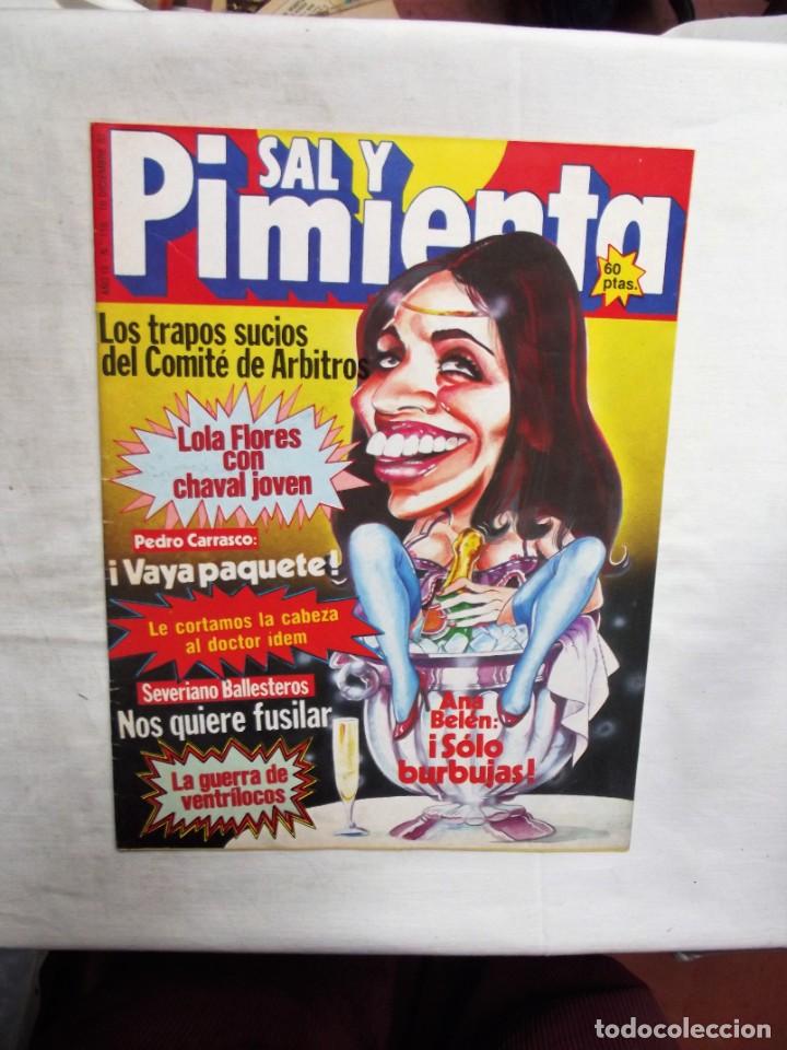 Coleccionismo de revistas y peri&oacute;dicos: REVISTA SAL Y PIMENTA N&ordm; 116 DICIEMBRE DE 1981