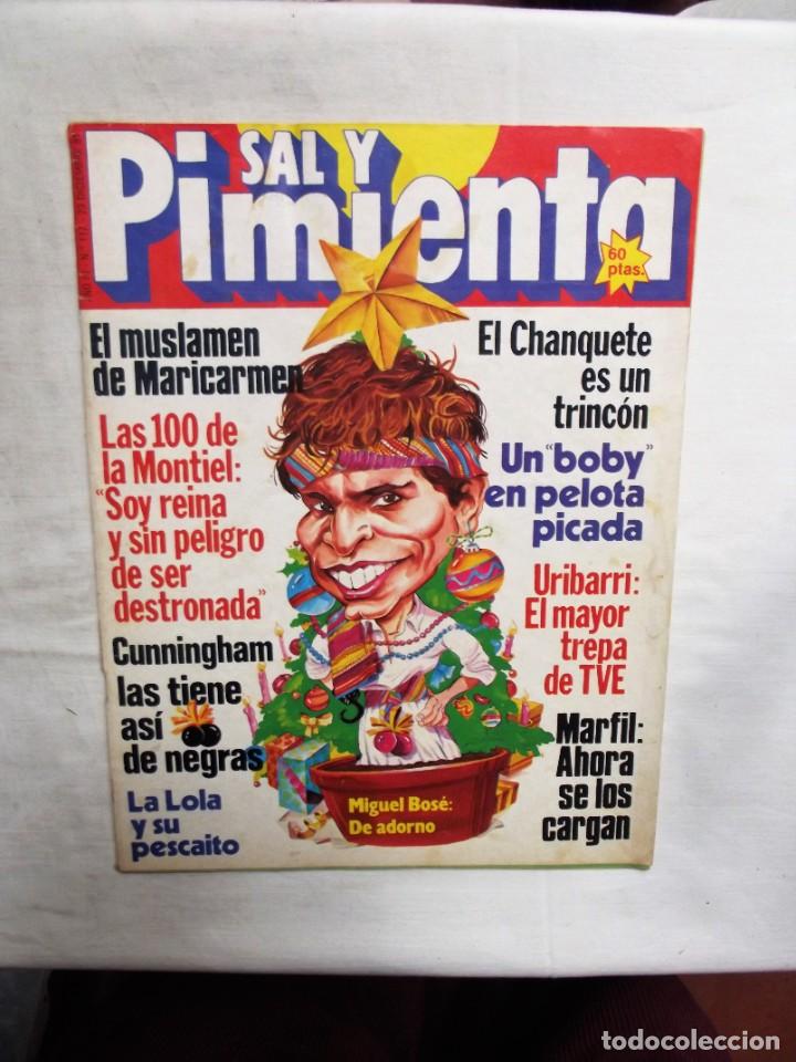 Coleccionismo de revistas y peri&oacute;dicos: REVISTA SAL Y PIMENTA N&ordm; 117 DICIEMBRE DE 1981