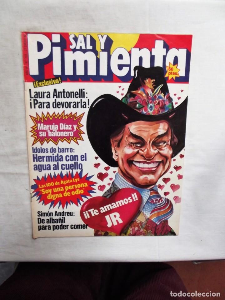 Coleccionismo de revistas y peri&oacute;dicos: REVISTA SAL Y PIMENTA N&ordm; 122 ENERO DE 1982