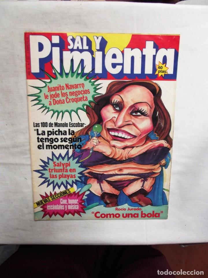 Coleccionismo de revistas y peri&oacute;dicos: REVISTA SAL Y PIMENTA N&ordm; 123 FEBRERO DE 1982