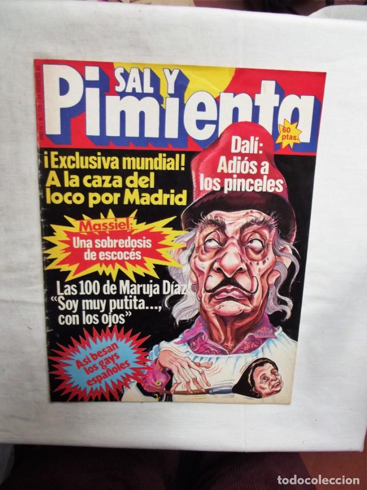 Coleccionismo de revistas y peri&oacute;dicos: REVISTA SAL Y PIMENTA N&ordm; 126 FEBRERO DE 1982