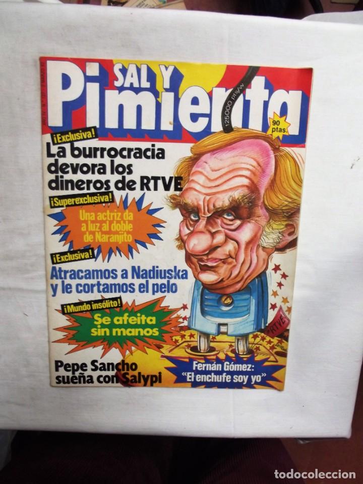 Coleccionismo de revistas y peri&oacute;dicos: REVISTA SAL Y PIMENTA N&ordm; 127 MARZO DE 1982