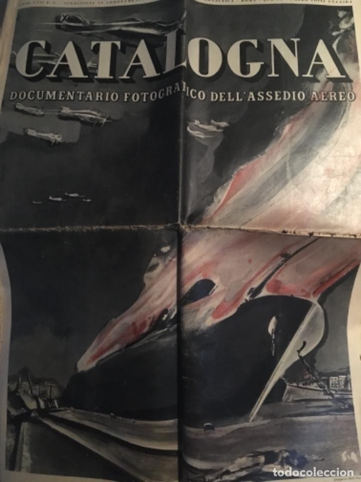 Coleccionismo de Revistas y Peri&oacute;dicos: CATALOGNA E MINORCA, DOCUMENTARIO FOTOGRAFICO DELL ASSEDIO AEREO, 1939