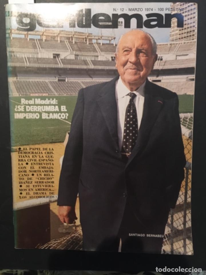 Coleccionismo de revistas y peri&oacute;dicos: REVISTA REAL MADRID GENTLEMAN, NUMERO 12, 1974, SANTIAGO BERNABEU