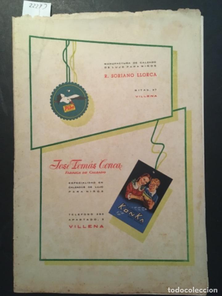 Coleccionismo de Revistas y Peri&oacute;dicos: REVISTA ANUAL AYUNTAMIENTO VILLENA, NUMERO 6, SEPTIEMBRE 1956