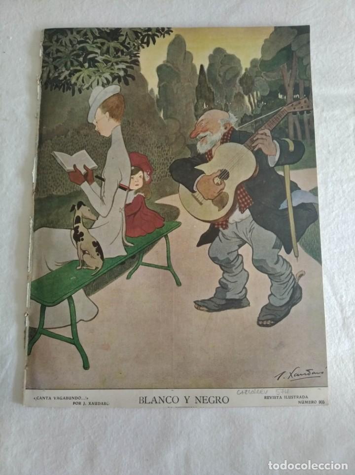 Coleccionismo de Revistas y Peri&oacute;dicos: BLANCO Y NEGRO. N&ordm; 905. A&Ntilde;O 1908. EN LA PLAYA DE MATAR&Oacute;. PLAYA PESCADORES (&rdquo;BARNA&rdquo;). MUERTE QUEVEDO.