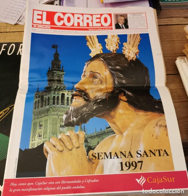 Coleccionismo de Revistas y Peri&oacute;dicos: EL CORREO DE ANDALUCIA ESPECIAL SEMANA SANTA SEVILLA 1997,61 PAGINAS